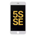 LCD-enhet för iPhone 5S / SE (2016) (Renoverad) (Vit) vit