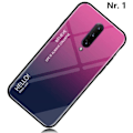 Miniatyrbild 3 av 8: gradient härdat glas  för One plus 7 pro