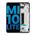 LCD-enhet med ram för Xiaomi Mi 10 Lite 5G (Eftermarknad: Incell) (Cosmic Gray) grå