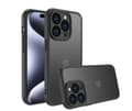 Panzer Matt Skal för iPhone 15 Pro Max Svart svart
