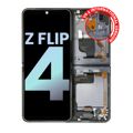 Inner OLED Assembly With Frame For Samsung Galaxy Z Flip 4 5G (US & International) (Service Pack) (Graphite)
