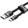 2 m Baseus cabel usb-c|svart svart