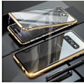 Miniatyrbild 1 av 6: Dubbelsidigt glas magnetisk metall för Samsung S20plus guld