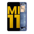 OLED-enhet med ram för Xiaomi Mi 11 (renoverad) (violett) lila