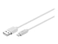 Goobay Lightning-kabel 50cm vit MFi vit