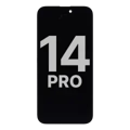 OLED-enhet kompatibel med iPhone 14 Pro med flexkabel för ljussensor (Använd OEM-dragning: Klass A)