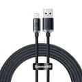 Baseus kabel Crystal Shine USB - Lightning 2,0 m 2,4A svart svart