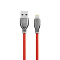 Forever Tornado-kabel USB - Lightning 1,0 m 3A röd röd