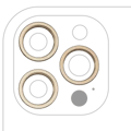 Bakre kameraram endast för iPhone 12 Pro Max (Guld) (3-delat set) guld