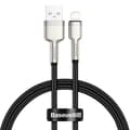 Baseus kabel Cafule Metal USB - Lightning 0,25 m 2,4A svart svart