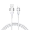 BWOO kabel USB - Lightning 1m 3A Minimalist Silikon vit X280L vit