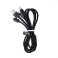 3-I-1 kabel USB - Lightning + USB-C + Micro-USB 1,0 m