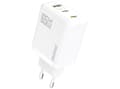 Dudao A29EU Adapter 65Watt 2xUSB-C 1xUSB-A vit vit