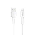 Maxlife MXUC-13 kabel USB-A - Lightning 1,0 m 3A vit vit
