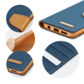 Miniatyrbild 3 av 5: Canvas fodral för Samsung S10 blue Blue