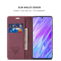 Miniatyrbild 3 av 6: CaseMe 13 Läderfodral  för Samsung  note 20 mörkbrun Brown