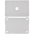 2-i-1 (topp, botten) skal för MacBook Pro 13\" A1502 (2015) / A1425 (2012-2013) (silver) silver