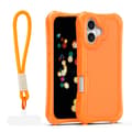 Safepop skal med rem för iPhone 17 orange orange