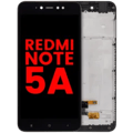 LCD Assembly With Frame For Xiaomi Redmi Note 5A (Aftermarket Plus) (Black) svart