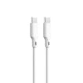 Forever återvinningskabel USB-C - USB-C 1,5m 3A KR15-CC-00 vit vit