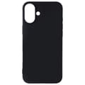 Satin Flex iPhone 16 Plus skal svart svart