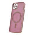 Glitter Chrome MagSafe-skal för iPhone 15 Plus rosa rosa