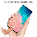 Miniatyrbild 2 av 6: 2 st hög kvalitet  heltäckande plexiglas för Samsung s10 plus Transparent