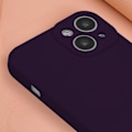 Miniatyrbild 8 av 10: Silikon Mobilskal för IPhone 16 plus -plommon flerfärgad