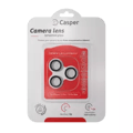 Casper Kameralinsskydd för iPhone 15 Pro / 15 Pro Max (Klar) (Silver) silver