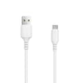 Setty kabel USB - USB-C 1,0 m 3A vit vit