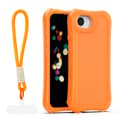Safepop skal med rem för iPhone 16e / 17e orange orange