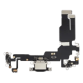 Laddningsport Flexkabel för iPhone 15 (Eftermarknad Plus) (Svart) svart