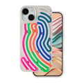 DIY Snake-fodral för iPhone 15 beige beige