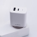 Miniatyrbild 7 av 7: Maxlife PD QC MXTC-10-30AC nätladdare 1x USB-C 1x USB 30W svart