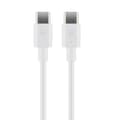 Goobay USB-C till USB-C kabel 2m vit vit