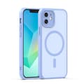 Mag Matt skal för iPhone 12 ljusblå camera protection blå
