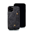 Miniatyrbild 2 av 6: ny design iphone 11 pro plånboks fodral med magnet brun Brown
