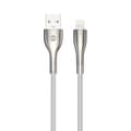 Forever Sleek kabel USB - Lightning 1,0 m 2 4A vit vit