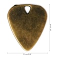 Miniatyrbild 3 av 8: Gitarrblad, plektrum för gitarr, musikinstrument, träningsblad Red copper