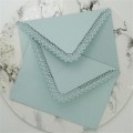 Pikkukuva 11 / 11: 10x paperikirjekuoret Pitsipaperi kirjekuoret Lahjakuoret kutsuonnittelukorttiin hääjuhliin 16x11,3 cm Dark green