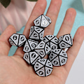 Pikkukuva 7 / 10: 10 kpl 10-sivuista noppaa D10 monitahoista noppaa peleihin RPG MTG noppasetti Red