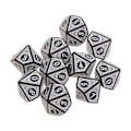Pikkukuva 9 / 10: 10 kpl 10-sivuista noppaa D10 monitahoista noppaa peleihin RPG MTG noppasetti Red