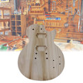 Miniatyrbild 2 av 10: Oavslutad trägitarrkropp tom trägitarr tunnor gitarrer DIY-delar