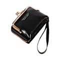 Pikkukuva 1 / 11: 2023 Wristlet Wallet Monipaikkainen PU-luottokortti Pankkikortin haltija Nainen Tyttö Black