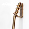 Miniatyrbild 6 av 11: Väggmonterad gitarrhängare för elgitarr och ukulele B