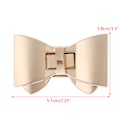 Miniatyrbild 9 av 9: Bowknot Form Spänne Vridlås Twist Lock DIY Läder Handväska Väska Hårdvara