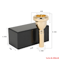 Miniatyrbillede 4 af 10: Alto Trombone 5G Blæsedyse Gave til Trombone Spillere Professionel Robust