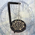 Miniatyrbild 5 av 11: Trähållare för Wiccan-kristaller, ställ för läkande stenar, displayställ Section B
