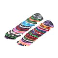 50 st/ set Färgglada celluloidgitarrplockar 0,7 mm gitarrplockar för ukulelebas