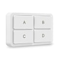 Miniatyrbillede 10 af 11: 4-vejs Scene Controller-knap til ZigBee Scene-vægafbrydere til Tuya Home